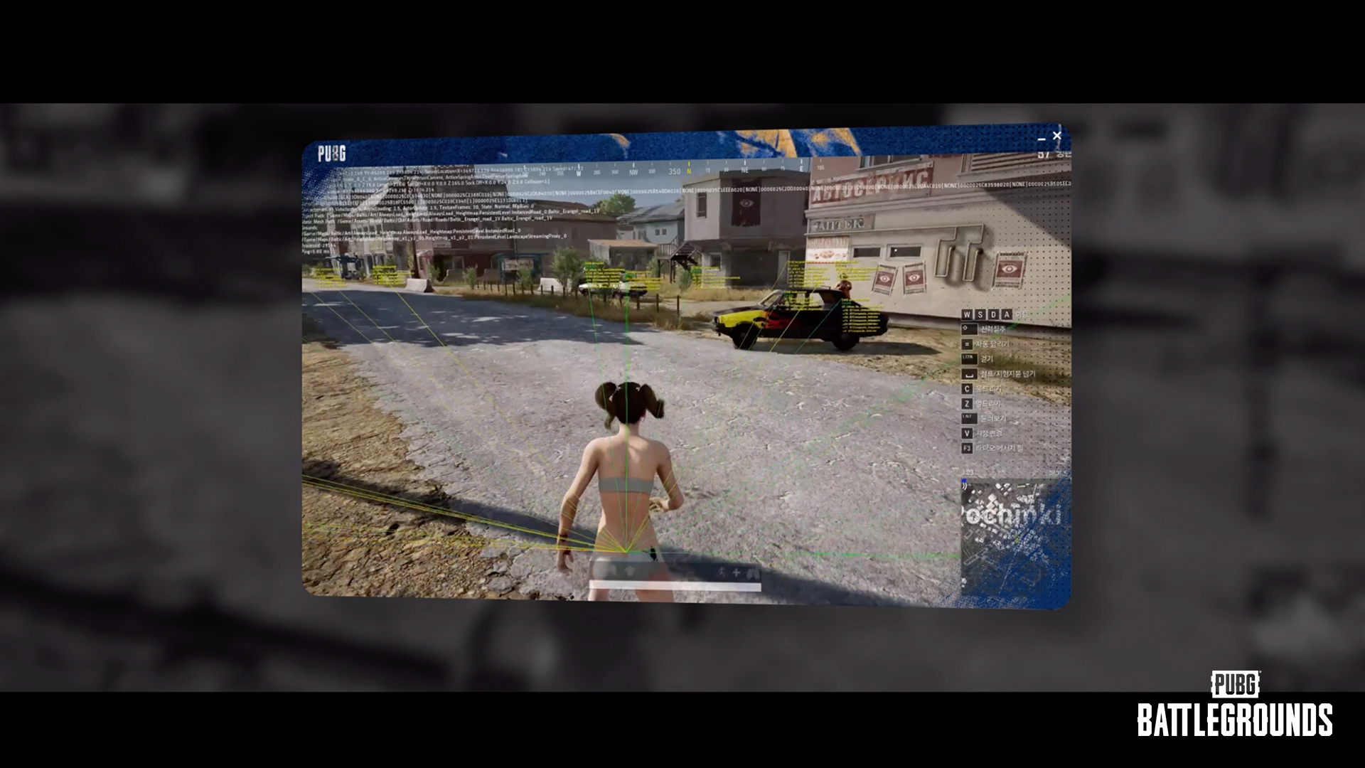 'PUBG: 배틀그라운드'의 NPC 작동 화면